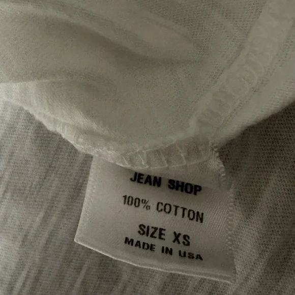 Jean Shop Men’s Printed Slub Cotton-Jersey T-Shirt White Size XS - Picture 8 of 9